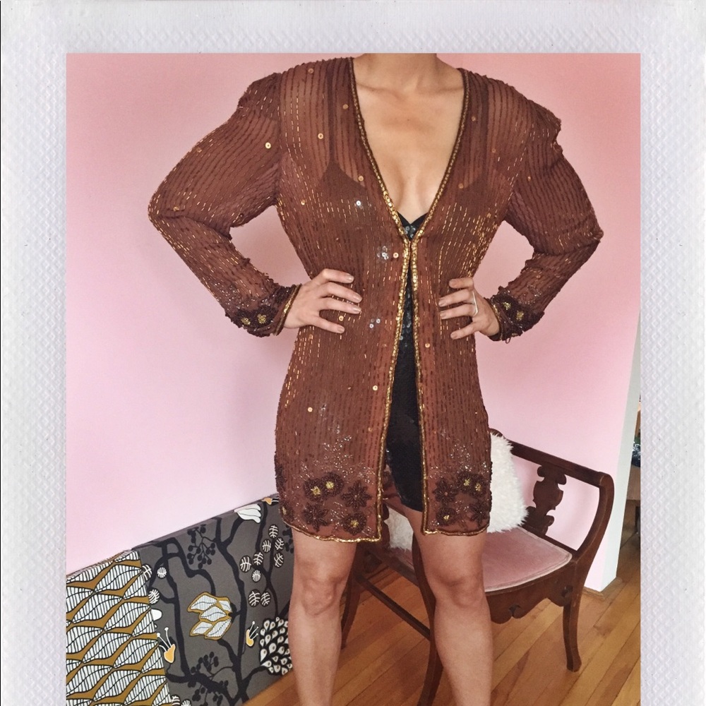 Vintage beaded jacket